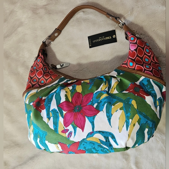 Tignanello Vibrant Floral Hobo Bag - Picture 7 of 12